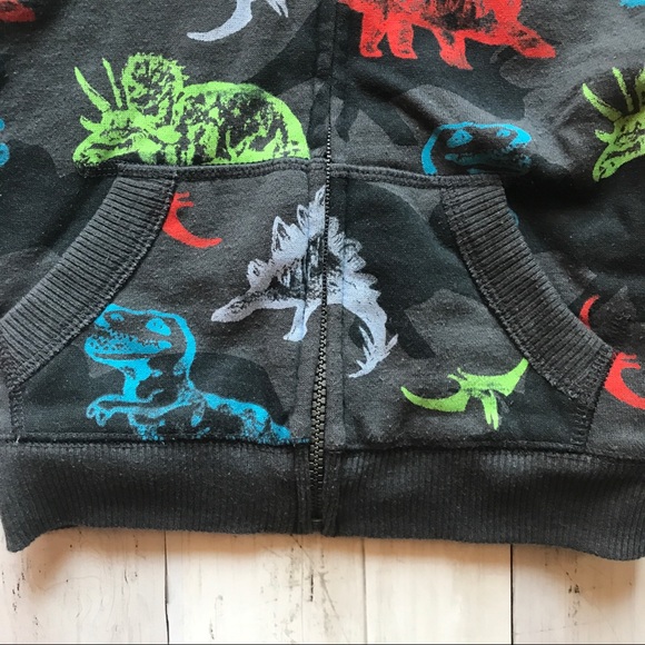 Children’s Place Fleece Lined Dinosaur Hoodie 2T - Picture 8 of 13